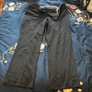 LOFT Black Wide-Leg Pants